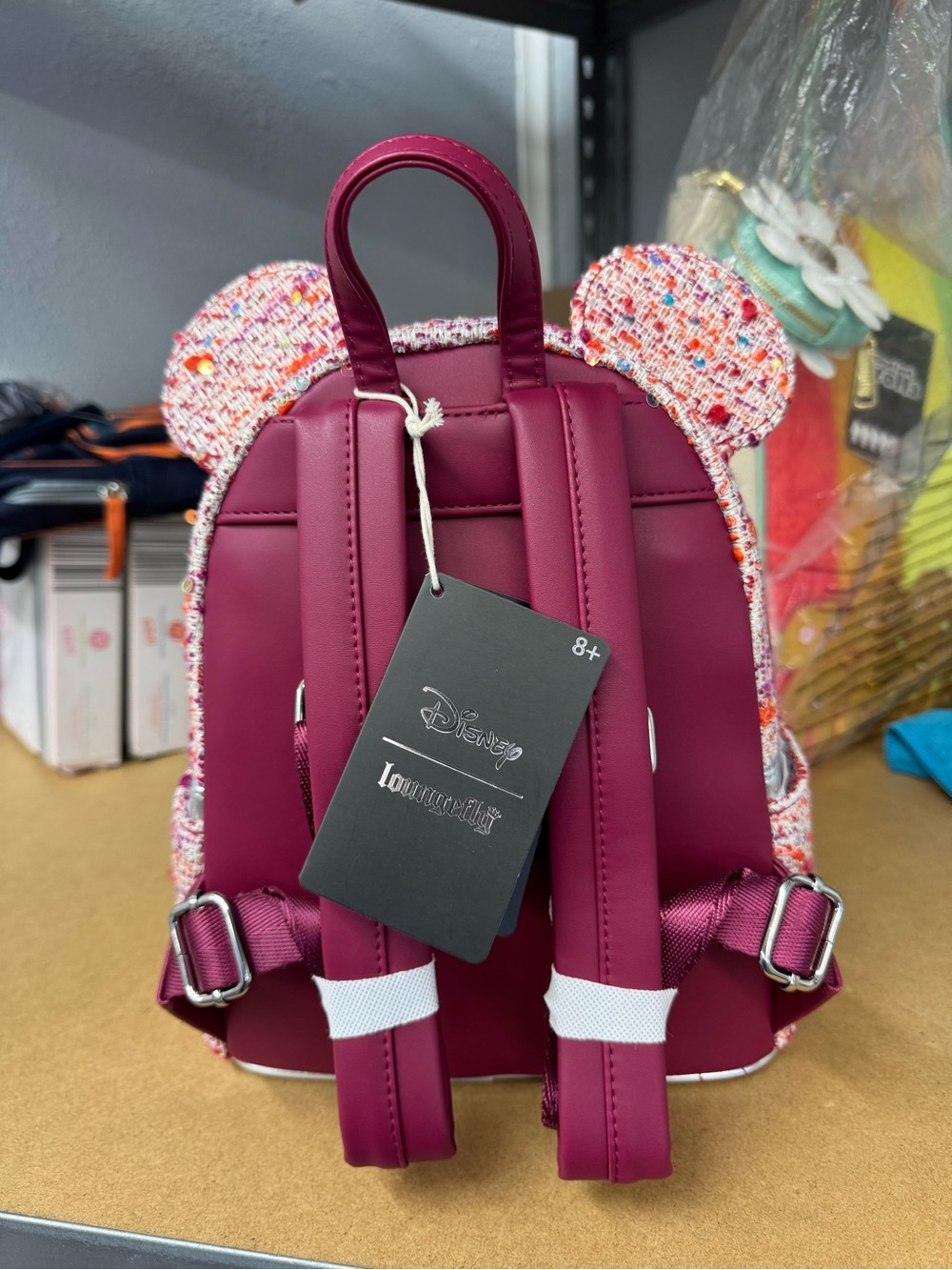 Loungefly Backpack - raspberry Bounce - Picture 3 of 4